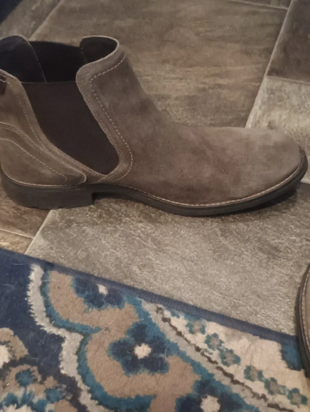 Clarks Men’s Taupe Suede Chukka Boots